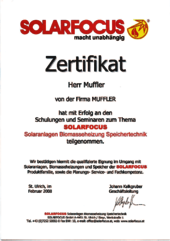 Schulung Solarfocus