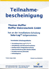 Schulung Solar-Log