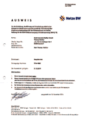 Ausweis Netze BW